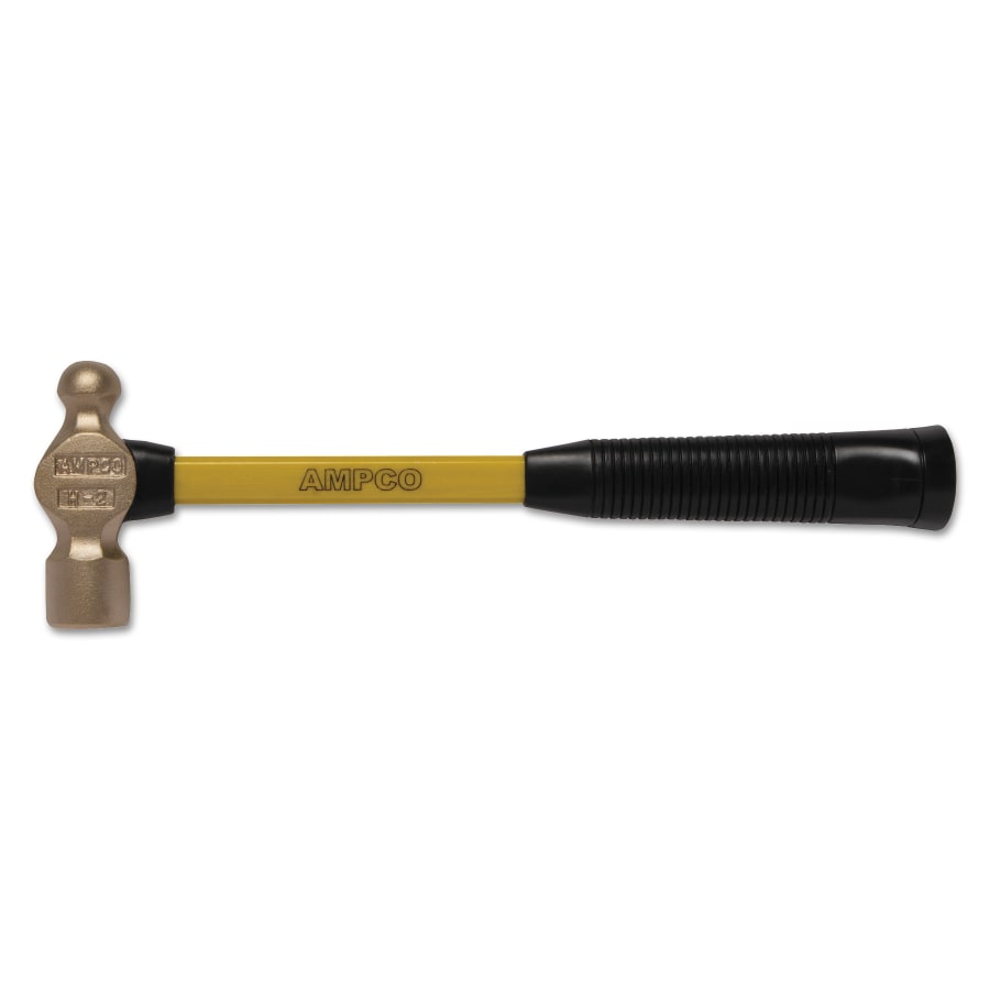 Ampco 065-H-4FG Engineers Ball Peen Hammers, 2 lb, 14 in L Pack of 1