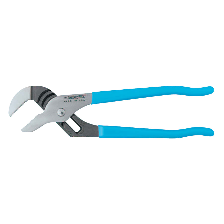 Straight Jaw Tongue and Groove Pliers 10 in OAL 7 Adjustments Serrated Pack of 1