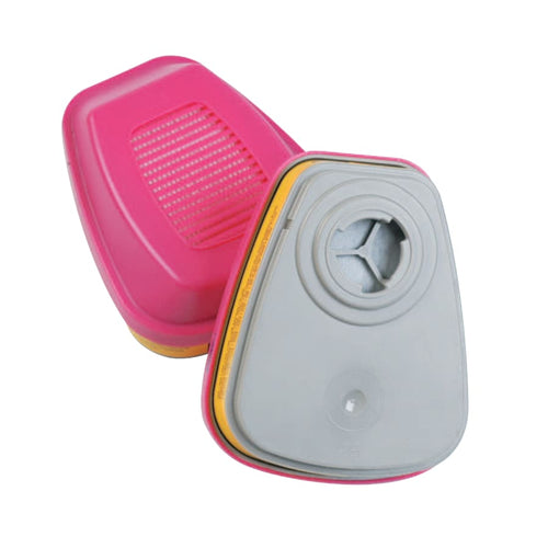 3M Combination Cartridges/P100 Particulate Filter, Acid Gas/Organic Vapor Protection