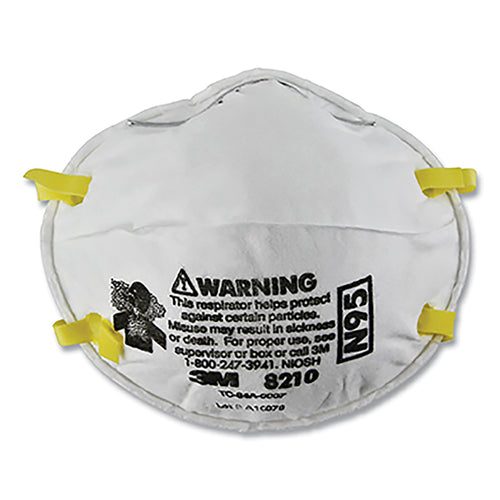 3M Mask N95 Particulate Respirator, Half Facepiece, Filter, One Size - Pack of 20