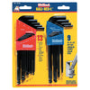 EKLIND TOOL Ball-Hex-L Key Set, 22-Piece, Hex Ball Tip, Inch/Metric, Black Oxide Finish Pack of 1