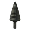 GREENLEE GSB Series Step Bit, 1-1/8 in, 3/16 in to 1/8 in dia Cutting, 5-Step Pack of 1