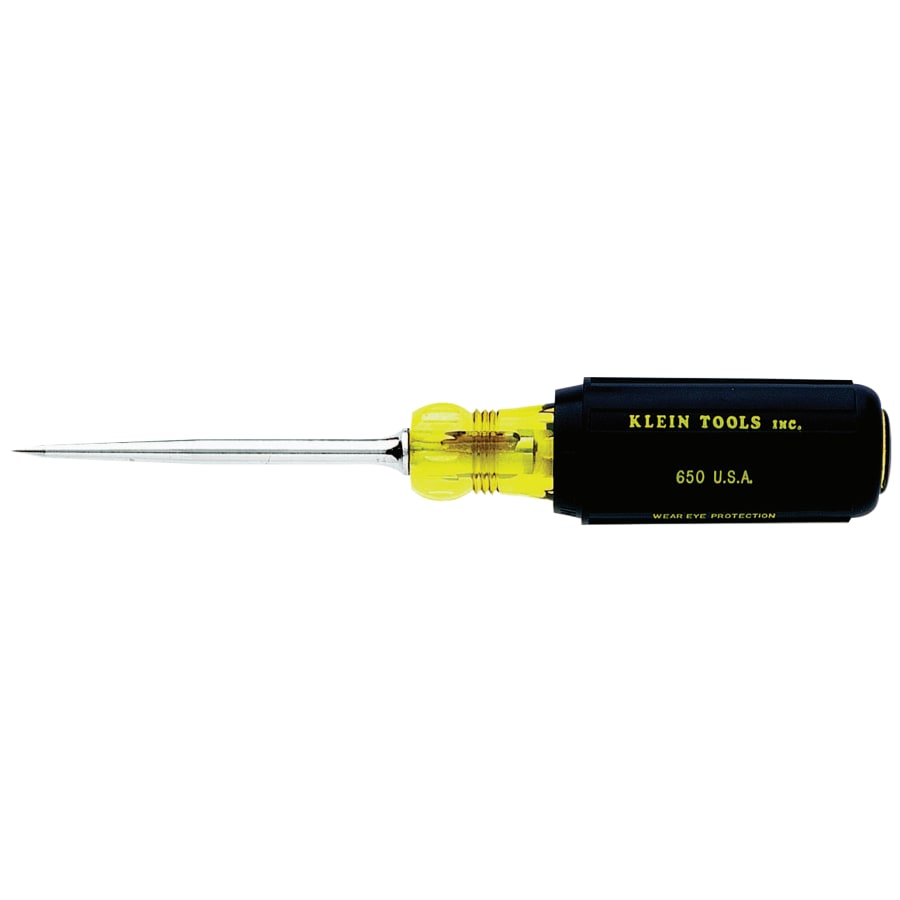Klein Tools 409-650 Scratch Awl with 3-1/2-Inch Shank and Cushion Grip Pack of 1