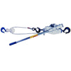 LUG-ALL Cable Ratchet Hoist-Winch, 2 Ton, 20 ft Lifting Height, 110 lbf, Aluminum Alloy Pack of 1