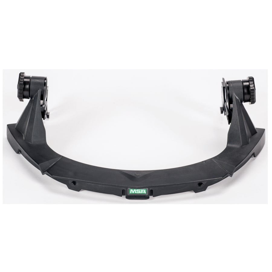 MSA 454-10154604 V-Gard Frame - General Purpose Applications, Fits Full-Brim Hard Hats, Black, Polybutylene Terephthalate Pack of 1
