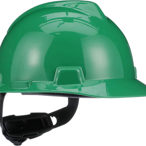 MSA 454-475362 V-Gard Cap Style Safety Hard Hat Suspension | Polyethylene Shell, Superior Impact Protection, Self-Adjusting Crown Straps Pack of 1