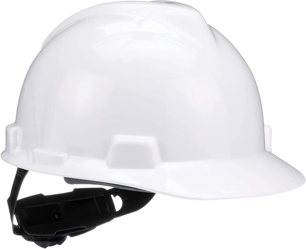 MSA 454-477482 V-Gard Cap Style Safety Hard White Hat Suspension Polyethylene Straps Pack of 1