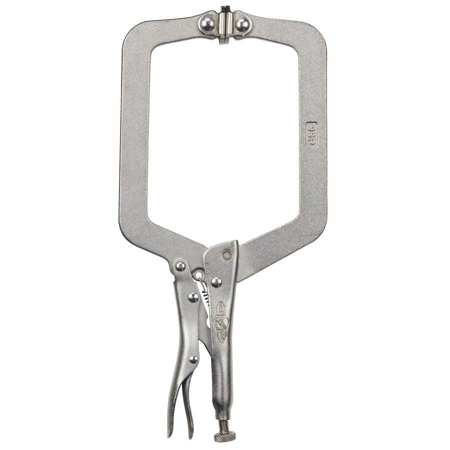 Irwin 586-9SP Locking C-Clamps with Swivel Pads, Jaw Opens to 4-1/2 Inch Pack of 1