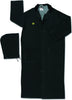 MCR Safety 611-FR267CL 60-Inch Classic Plus PVC/Polyester Flame-Resistant Rider Coat with Detached Hood, Black, Large Pack of 1