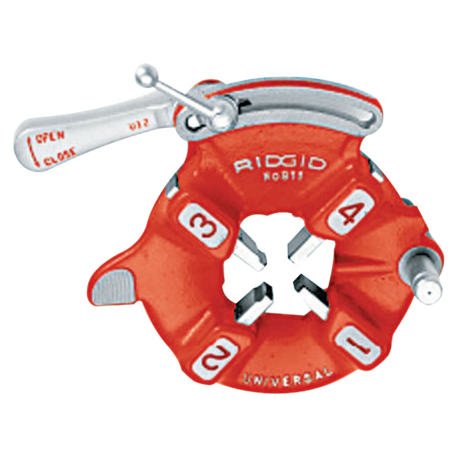 RIDGID 632-97065 Universal Quick Opening Right Hand Oiling Die Head Red Pack of 1