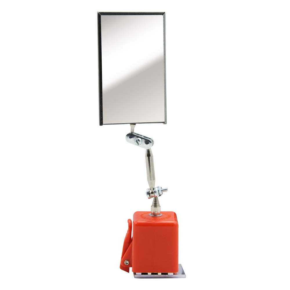 Ullman 758-MX Magnetic Base Rectangular Inspection Mirror Pack of 1