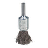 Weiler 804-10017 Crimped Wire Solid End Brushes Steel 25,000 RPM 3/4" x 0.06 Pack of 1