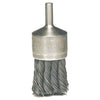 Weiler Knot Wire End Brush Stainless Steel Bristles 3/4 in Dia x 0.014 in Wire 25000 RPM