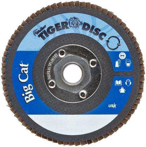Weiler 804-50808 Vortec Pro Type 29 Flap Disc 40 Grit Zirconia Alumina Pack of 1