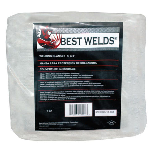 Best Welds Welding Blanket, 10 ft X 10 ft, Fiberglass, Tan, 18 oz Pack of 1