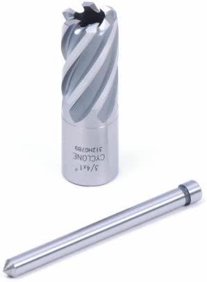 Evolution CC875 7/8-Inch Diameter x 1-Inch Depth of Cut Cyclone High-Speed Steel Annular Cutter Silver Steel/Pack of 1