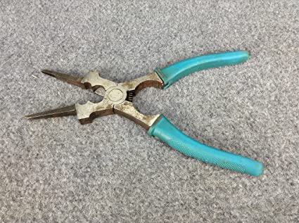 Best Nest Wellness Pliers, Multi-purpose Pliers for changing tips, cutting welding wires, and removing spatters, Blue Handle/Pack of 1