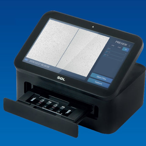 SOL COUNT Automated Cell Counter: Lens-Free LED Optics and CMOS Image Sensing Technology