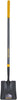 True Temper 2585700 Square Point Best Transfer Shovel - 10" End Grip, 45" Hardwood Handle