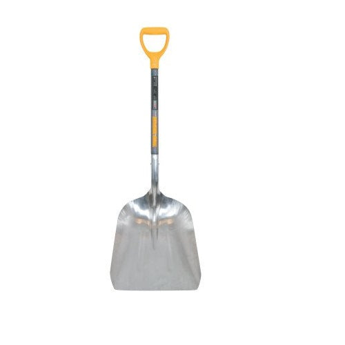 True Temper's Heavy-Duty Aluminum Scoop Shovel with D Handle