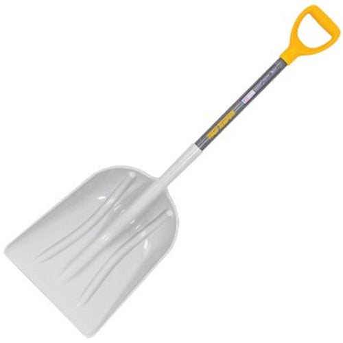 True Temper 2681200 Aluminum Scoop Shovel with D-Grip & Hardwood Handle