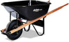 Jackson 6 cu. ft. Heavy-Duty Steel Wheelbarrow Harbor Freight with Patented Stabilizers