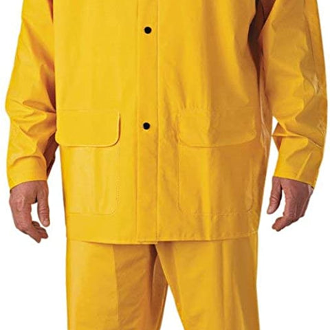 ANCHOR BRAND, 101-9000-3XL, ANCHOR 35 MIL 3 PIECE RAIN SUIT PVC/POLYESTER