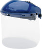 MCR Safety Ratchet Take-Up Headgear Blue Used with Face shields Pack of 1