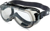 MCR Safety 2410F Verdict Polyvinyl Chloride Strap Foam Lining Safety Goggle with Smoke Frame and Clear Anti-Fog Lens Pack of 1