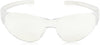MCR Safety Checkmate Clear Coated Polycarbonate Eye Protection Glasses with Flexible Bayonet Temples