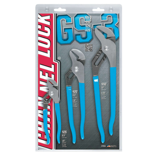 Channellock 140-GS-3 Tongue and Groove Plier Set 6 1/2
