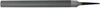 Crescent Nicholson 04861N 6" Half Round Double Cut Smooth File Double Cut Teeth, High Carbon Steel, Single Hand File Without Handle, Suitable for Shaping Metal, Wood Pack of 1