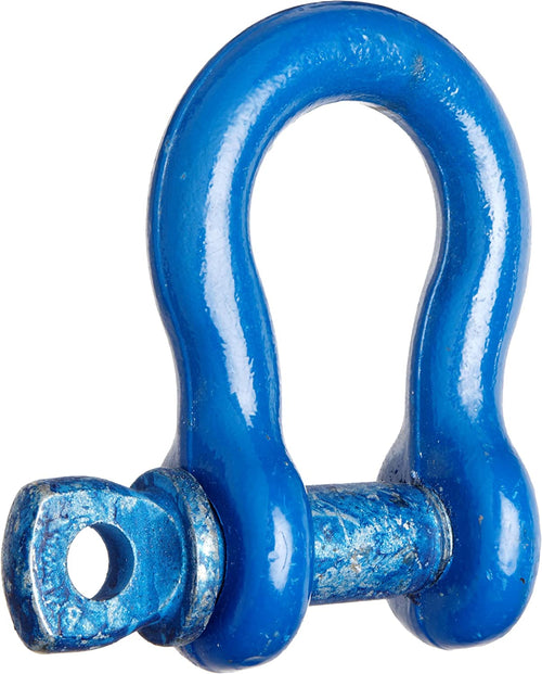 Campbell 419-S Screw Pin Anchor Shackles Drop-Forged Carbon Steel Painted Blue- 3/4