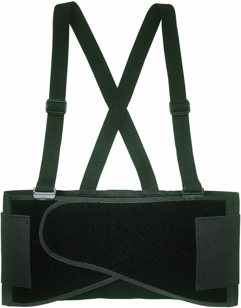 CLC Custom Leathercraft 5000M Removable Suspender Straps for Heavy Lifting Safety - Lower Back Pain Protection Elastic Belt for Men & Women in Construction and Warehouse Jobs, 32-38 inch, Medium, Black Pack of 1