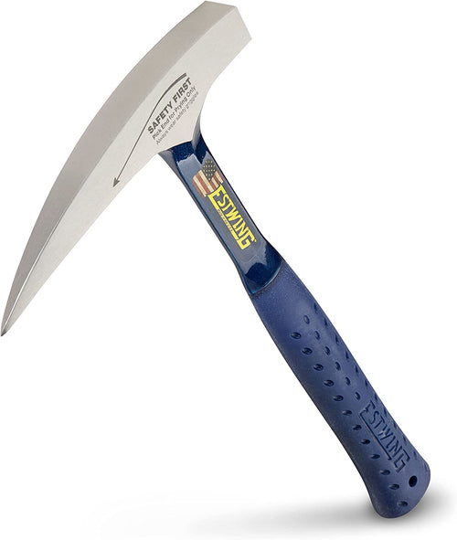 Estwing 268-E3-22P Rock Pick - 22 oz Geological Hammer with Pointed Tip & Shock Reduction Grip Pack of 1
