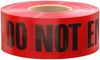 Empire Level 11-081 Barricade DANGER-DO NOT ENTER Tape, Red with a Bold Black Print for High Visibility, Tear Resistant Design 1000-Feet by 3-Inch, Red/Black Pack of 1