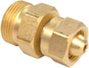 Western Enterprises 314 Brass Cylinder Adaptors, from CGA-200"MC" Acetylene to CGA-520"B" Tank 2 pieces