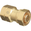 Western Enterprises 317 Brass Cylinder Adaptors, CGA-520"B" Tank Acetylene to CGA-510 POL Acetylene Pack of 1