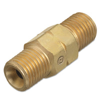 YELUN Solid Brass Garden Hose Connectors - 2 Pack of 3/4" GHT Female to Female Hose Couplers with 6 Washers & Sealing Tape
