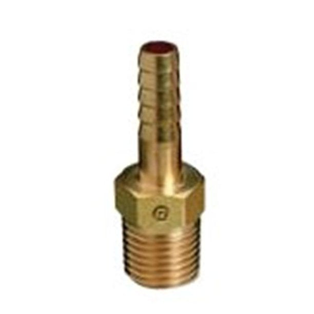 Western Enterprises 543 Brass Hose Adaptors NPT Thread Barb Brass 3/8"Npt Thread Barb Male Connection