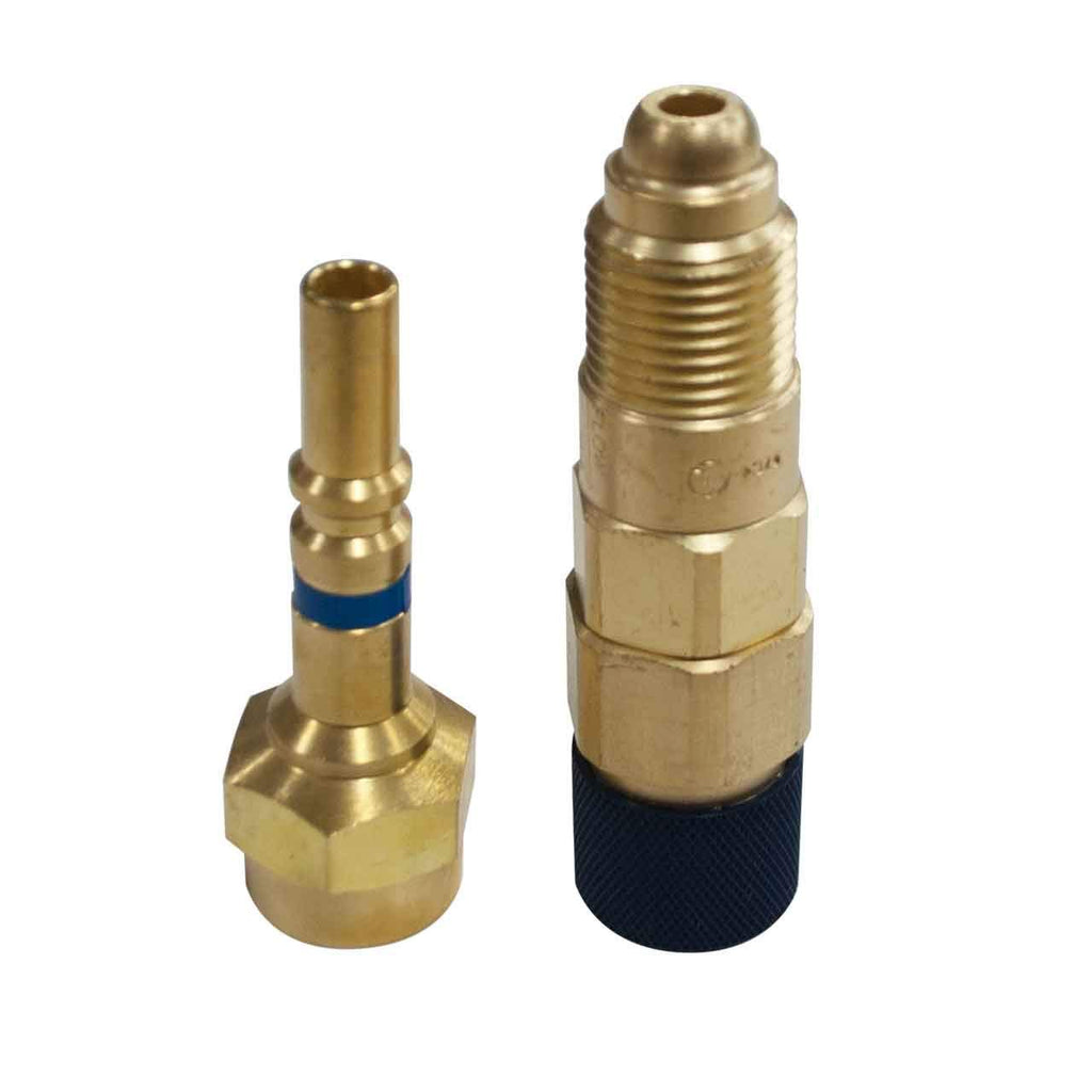 Western Enterprise QDB33 Argon Inert Gas Regulator to Hose Quick Connect/Connector Disconnect Set, Q. C. Socket & Plug/INERT/REG Pack of 1
