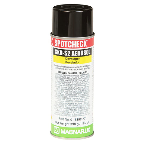 Magnaflux Spotcheck SKD-S2 Solvent Developer - Enhanced Contrast and Quick Drying