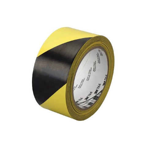 3M Hazard Marking Vinyl Tape 2 in x 36 yd Black/Yellow Pack of 1