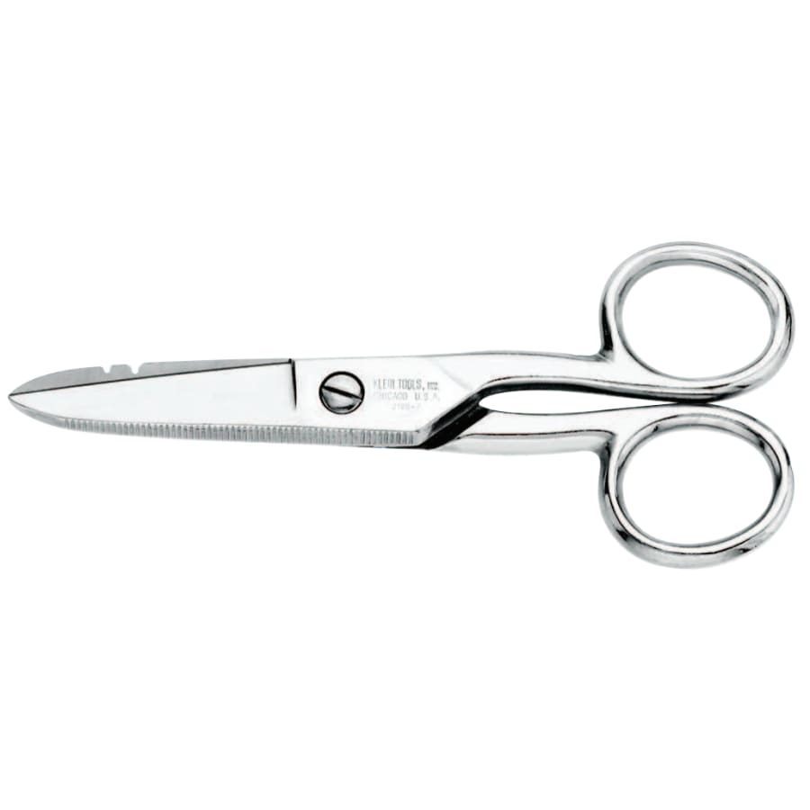 Klein Tools 409-2100-7 Electrician's Scissors Nickel Plated Pack of 1