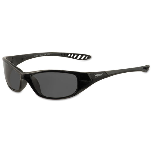 Jackson Safety Hell Raiser V40 Polycarbonate Safety Glasses, Smoke Lens Pack of 1