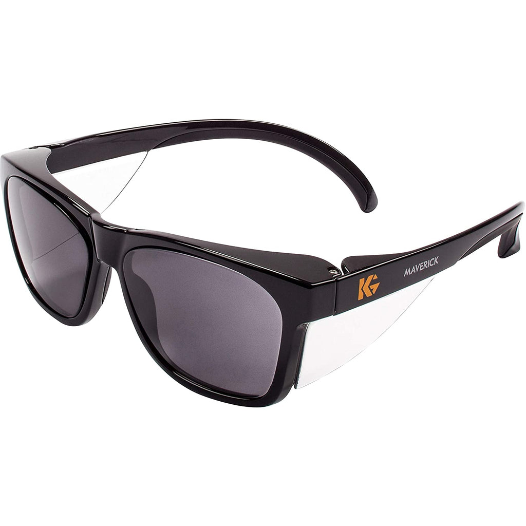 Kleenguard KCC49311 Maverick Safety Eyewear Each Gray Body Smoke Lens Black Frame Pack of 1