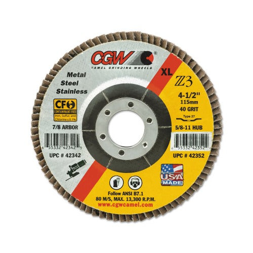 CGW 42352 Flap Disc- 4 1/2