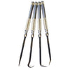 King Tool K4PSC 4-Piece Pick Set Carbon Steel Blades Knurled Aluminum Handles Pack of 1