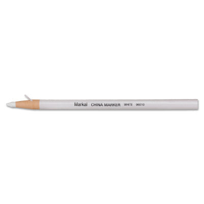 Markal Paper Wrapped Classic China Wrapped Marker White Pack of 12