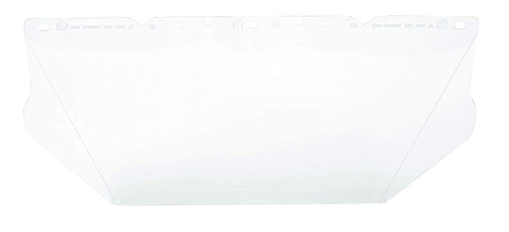 MSA 10115836 V-Gard Visor General Purpose Polycarbonate Clear Tint, Contoured 0.04"UV-Protected Hard Hat Accessory Pack of 1